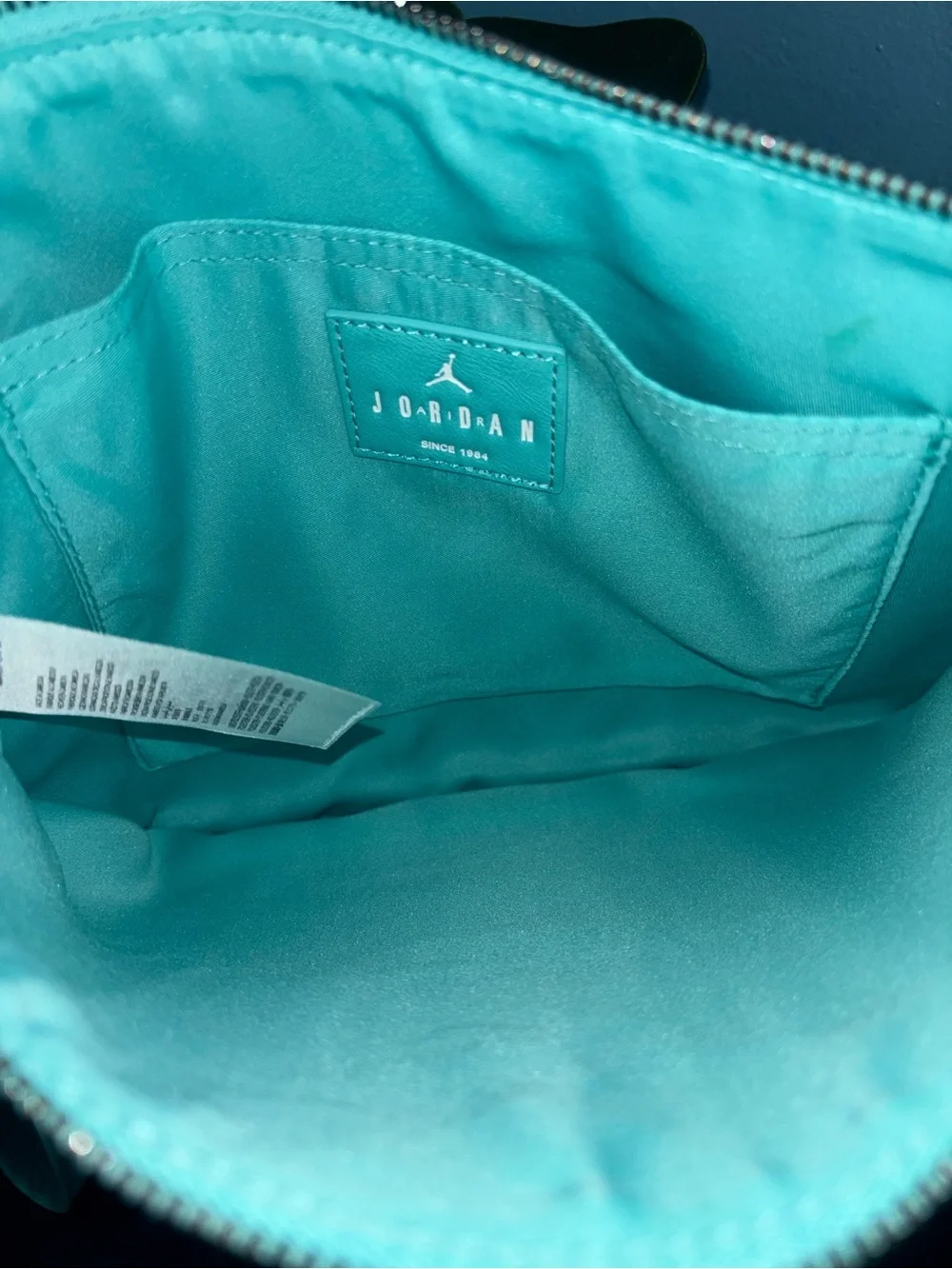 Jordan Turquoise Embossed Pouch Clutch - Jordan